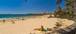 Lanzarote - Canary Islands. Las Cucharas beach.